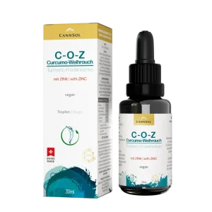 CannSol C-O-Z Curcuma – Indischer Weihrauch mit Zink – Entzündungshemmung & Immunsystemstärkung